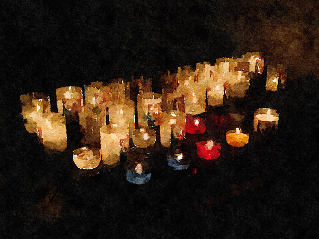In der Kirche von Saugues