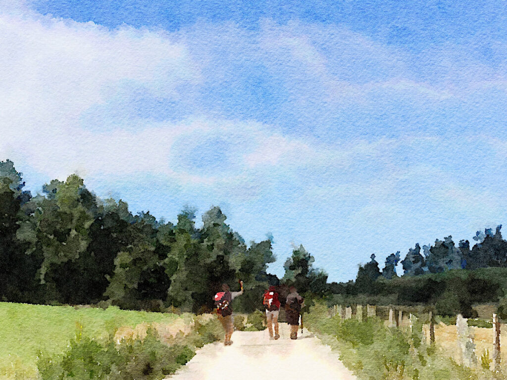 Unterwegs von Saint-Alban-sur-Limagnole nach Aumont-Aubrac