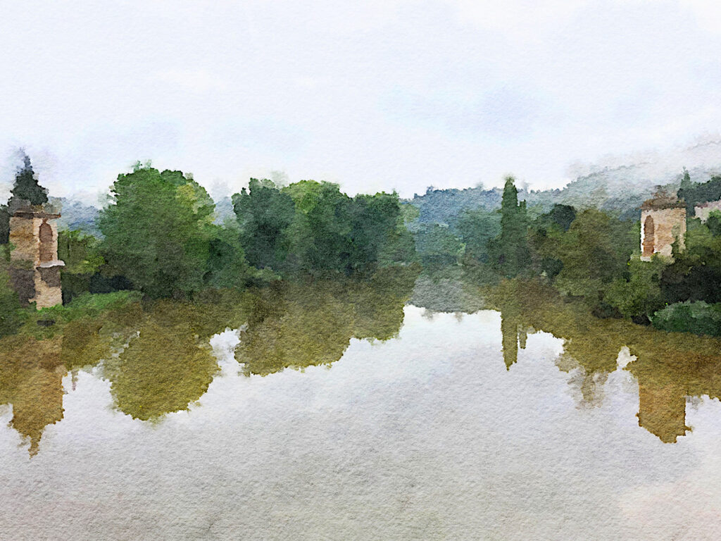 Fluss Lot bei Livinhac-le-Haut