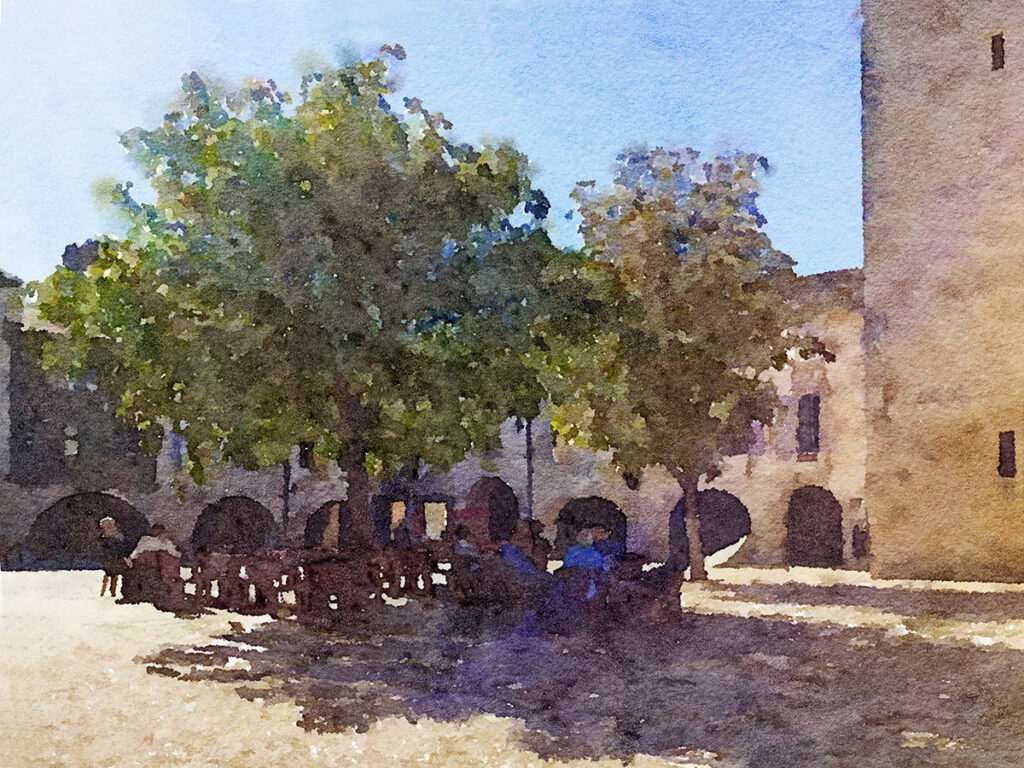 In der Altstadt von Lauzerte
