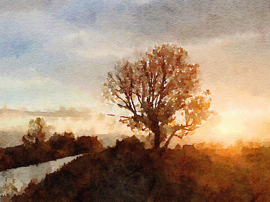 Sonnenaufgang bei Boadilla del Camino