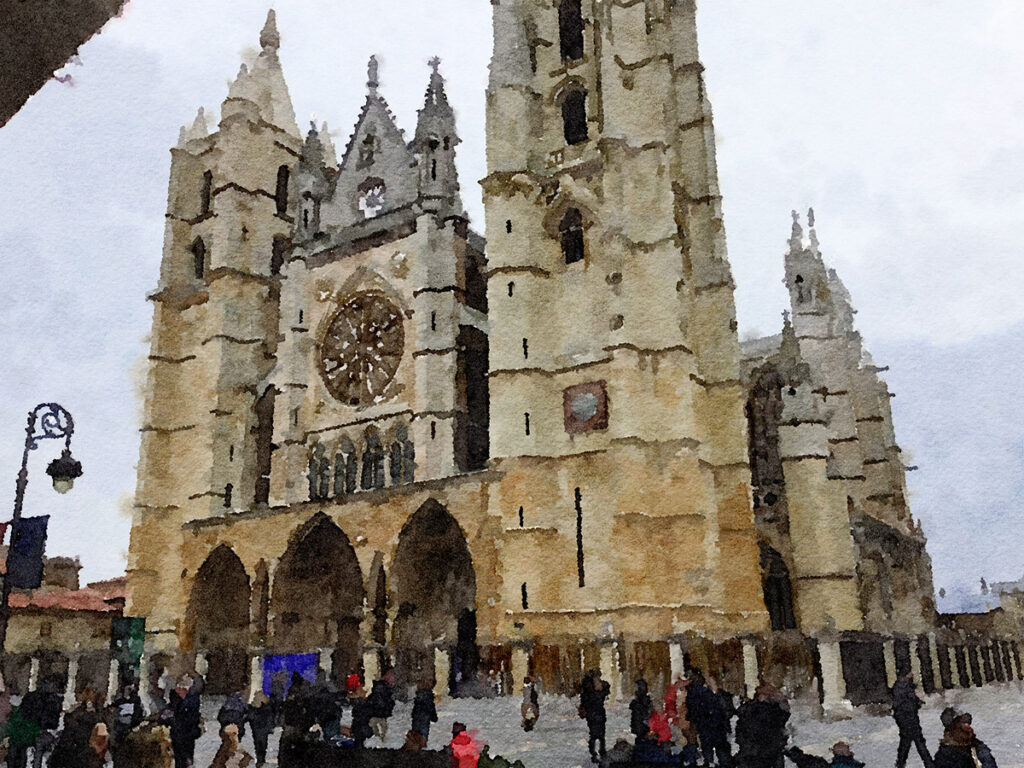 Kathedrale Santa María de Regla in Leon