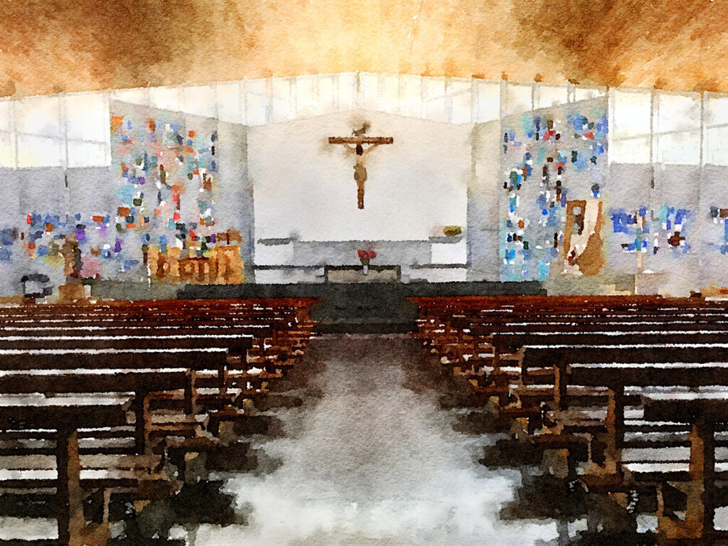 L'Eglise Notre-Dame du Rosaire in Vicques
