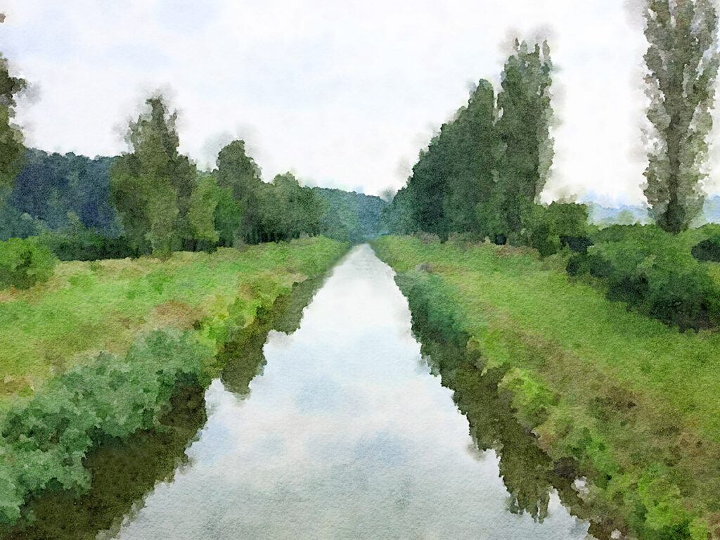 Fluss La Broye