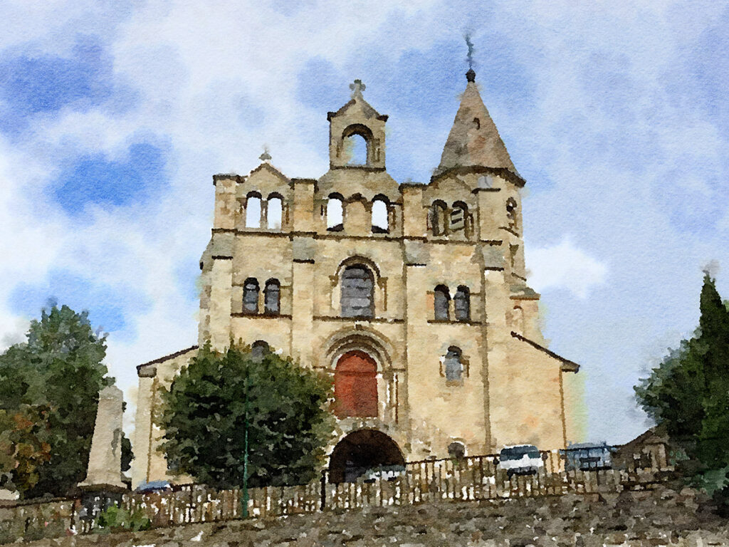 Westfront der Kirch Saint-Julien