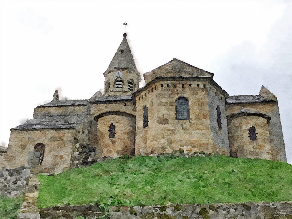 Rückseite der Kirche Saint-Julien
