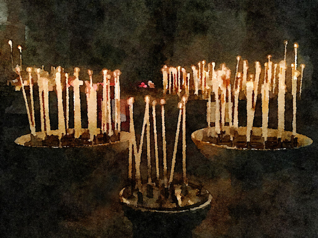 In der Kirche von Saint-Jean-Pied-de-Port