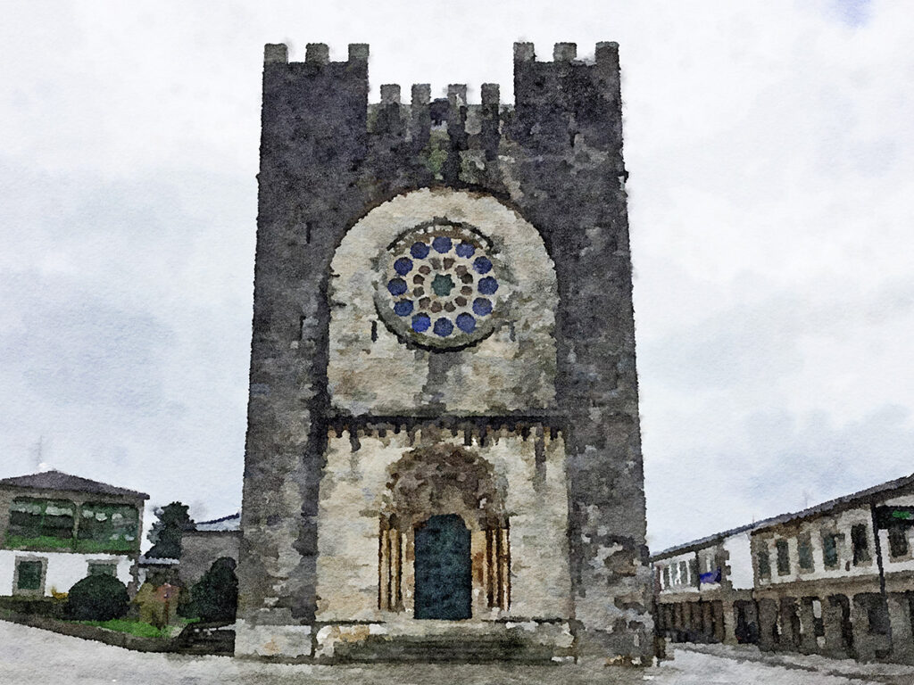 Kirche San Nicolás in Portomarín