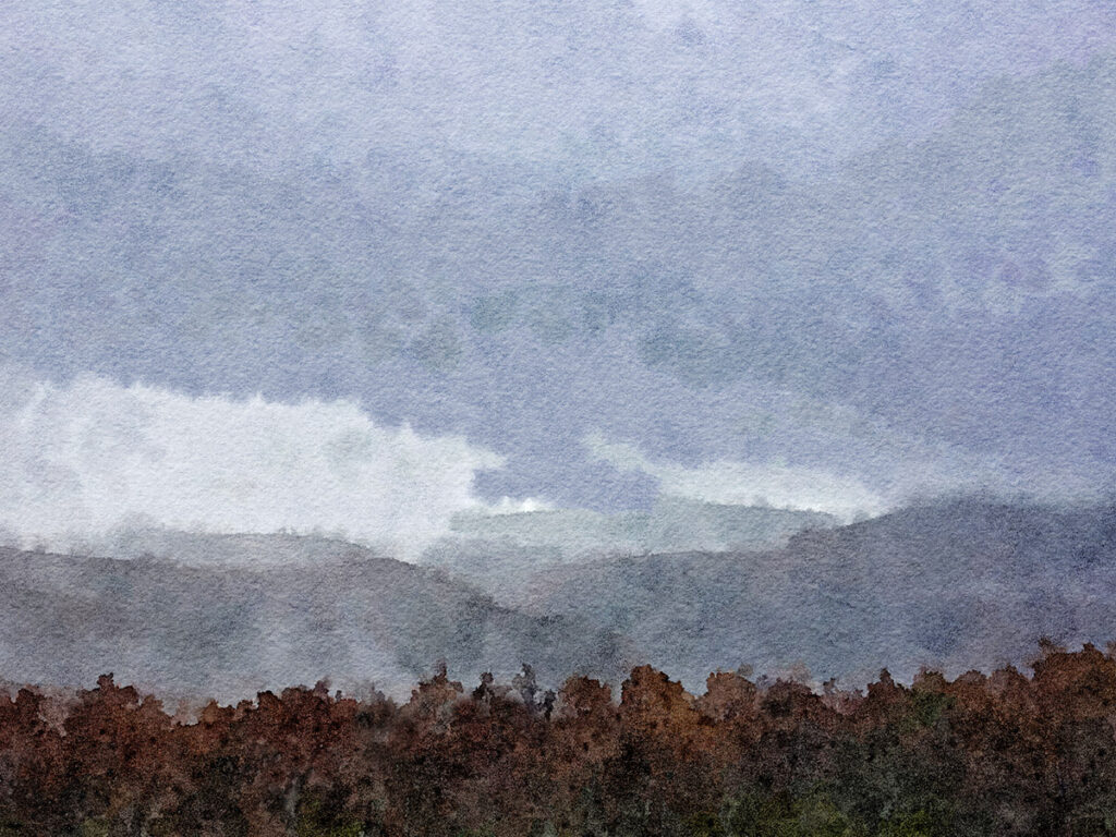Wolken in den Montes de León