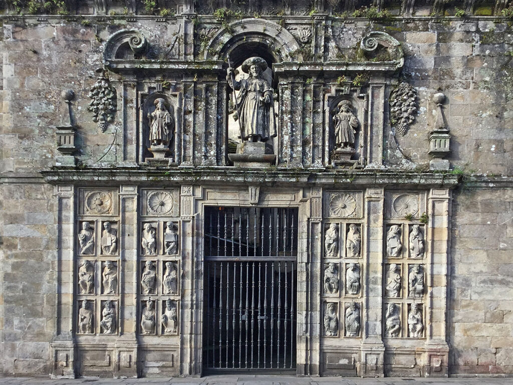 Die Heilige Pforte der Kathedrale von Santiago de Compostela