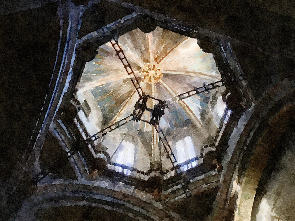 Kuppel der Kathedrale von Santiago de Compostela